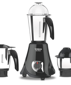 Vidiem MG 573 A Eva Nero 750 Watts Mixer Grinder with 3 Jars (Black & Chrome)